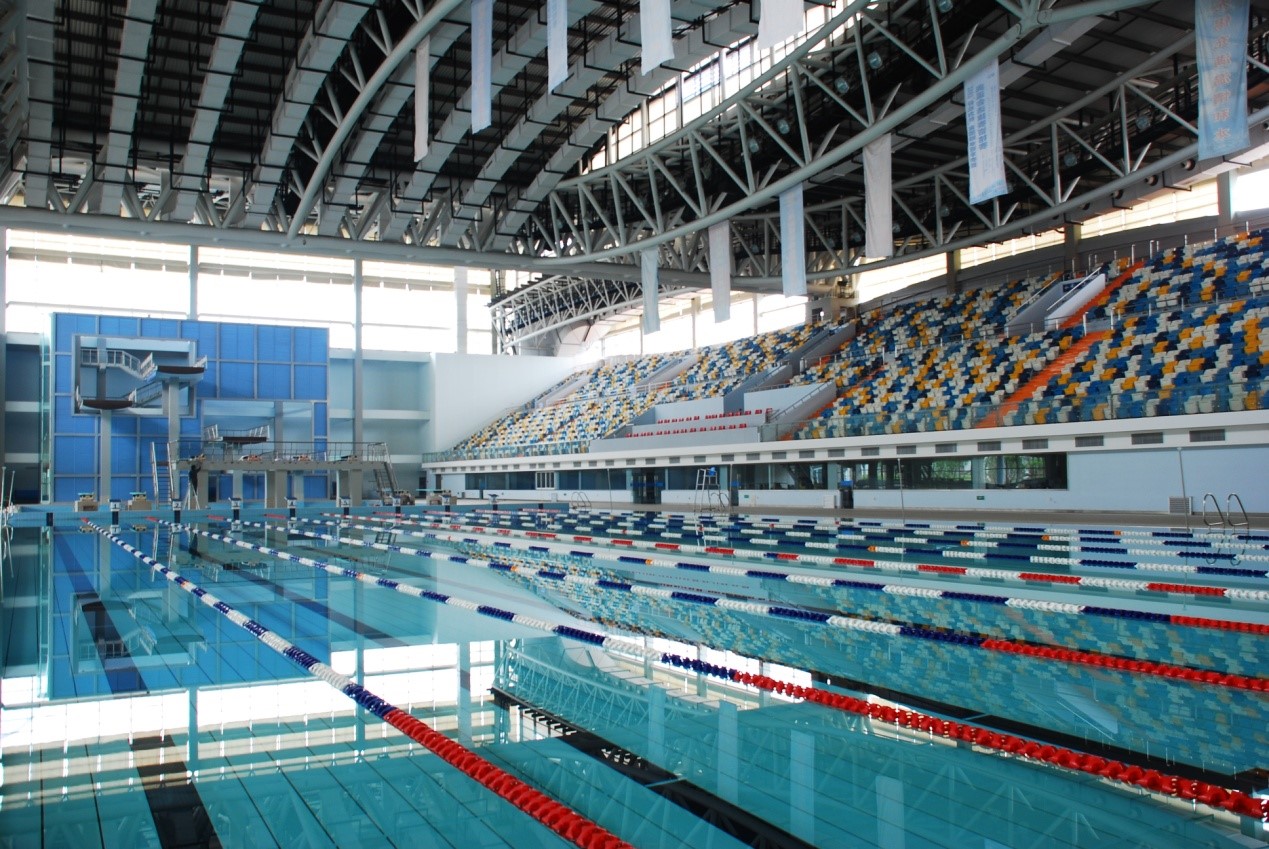 兰州奥体中心游泳馆-甘肃省第十五届运动会